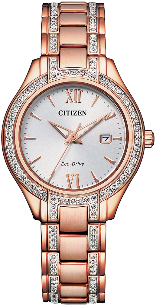 Citizen Damklocka FE1233-52A Silhouette Silverfärgad/Roséguldstonat - Citizen