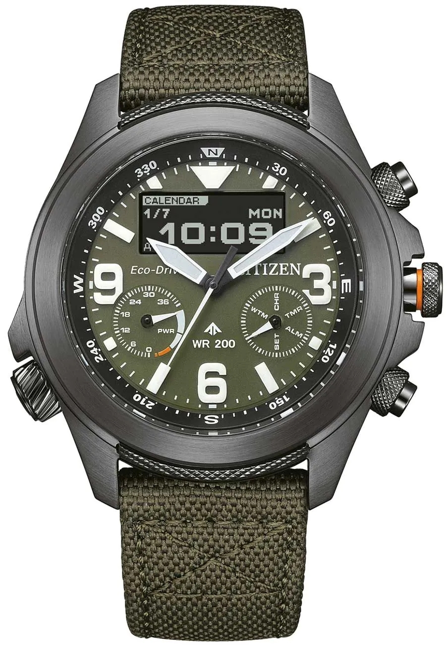 Citizen Herrklocka JV1005-02W Promaster Grön/Textil Ø44 mm - Citizen