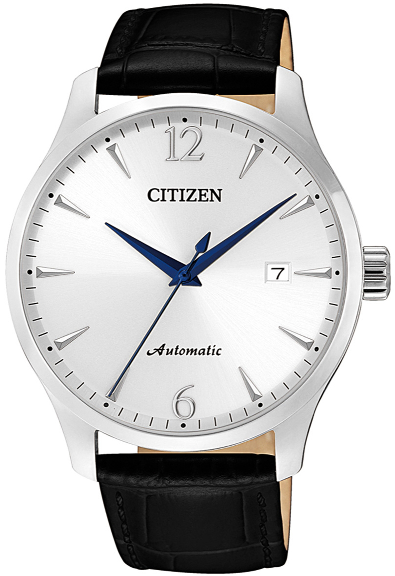 Citizen Herrklocka NJ0110-18A Vit/Läder Ø40 mm - Citizen