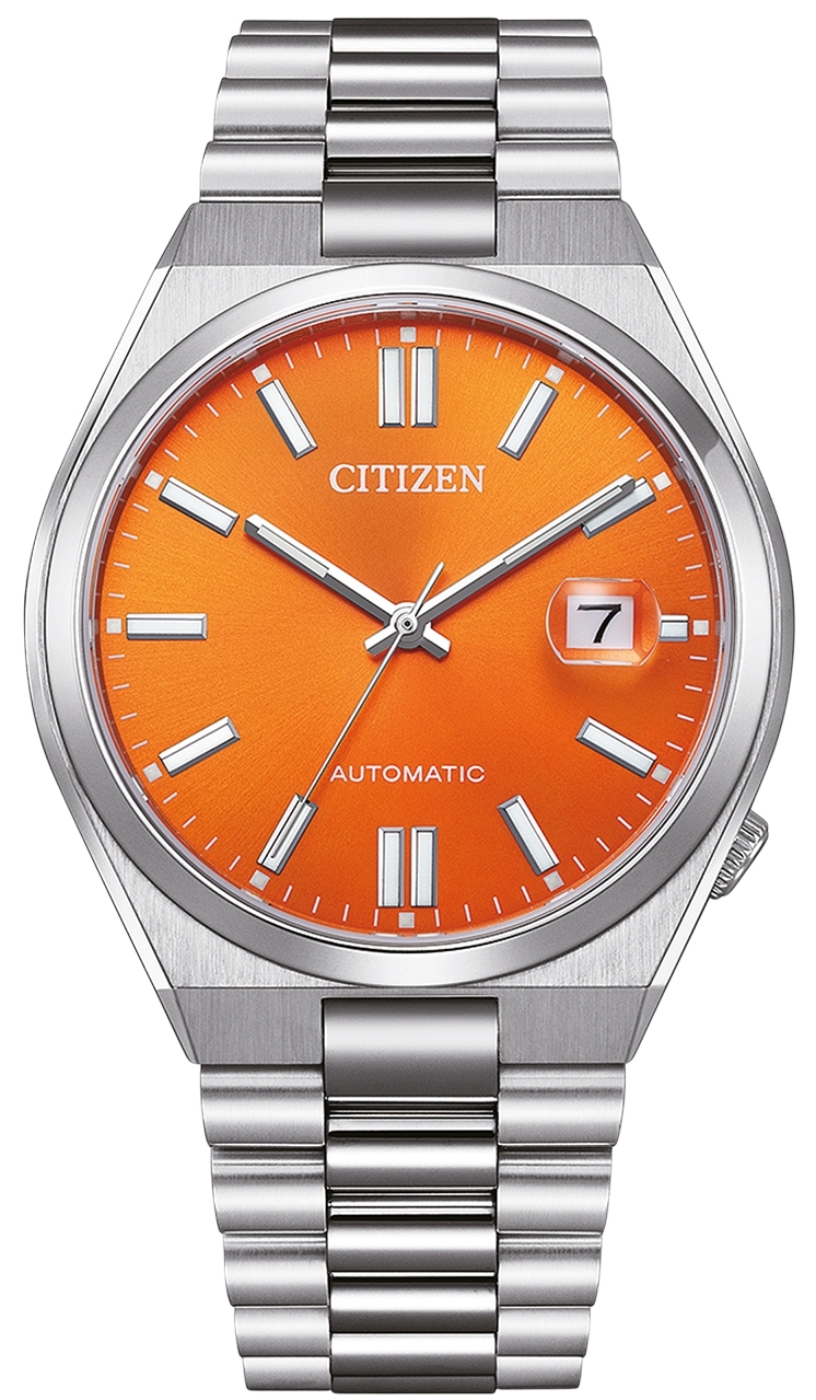 Citizen Herrklocka NJ0151-88Z Tsuyosa Collection Orange/Guldtonat - Citizen
