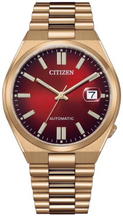 Citizen Herrklocka NJ0153-82X Dress Röd/Gulguldtonat stål Ø40 mm - Citizen