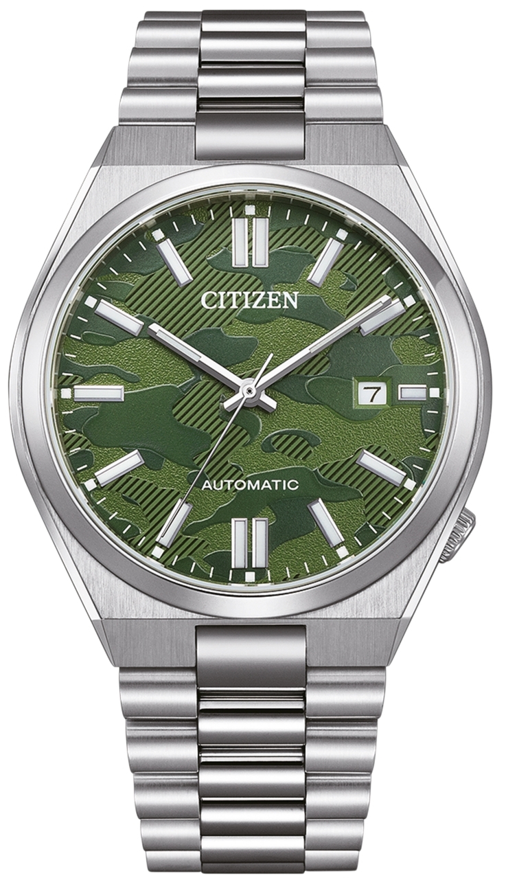Citizen Herrklocka NJ0159-86X Tsuyosa Collection Grön/Guldtonat - Citizen