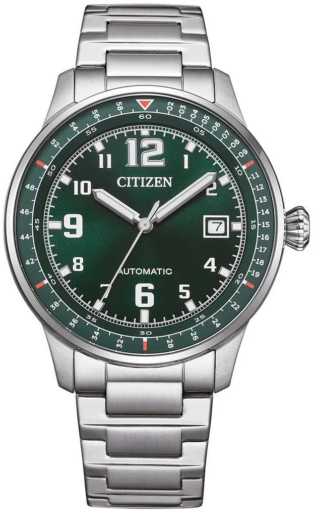 Citizen Herrklocka NJ0190-51X Urban Grön/Stål Ø40 mm - Citizen