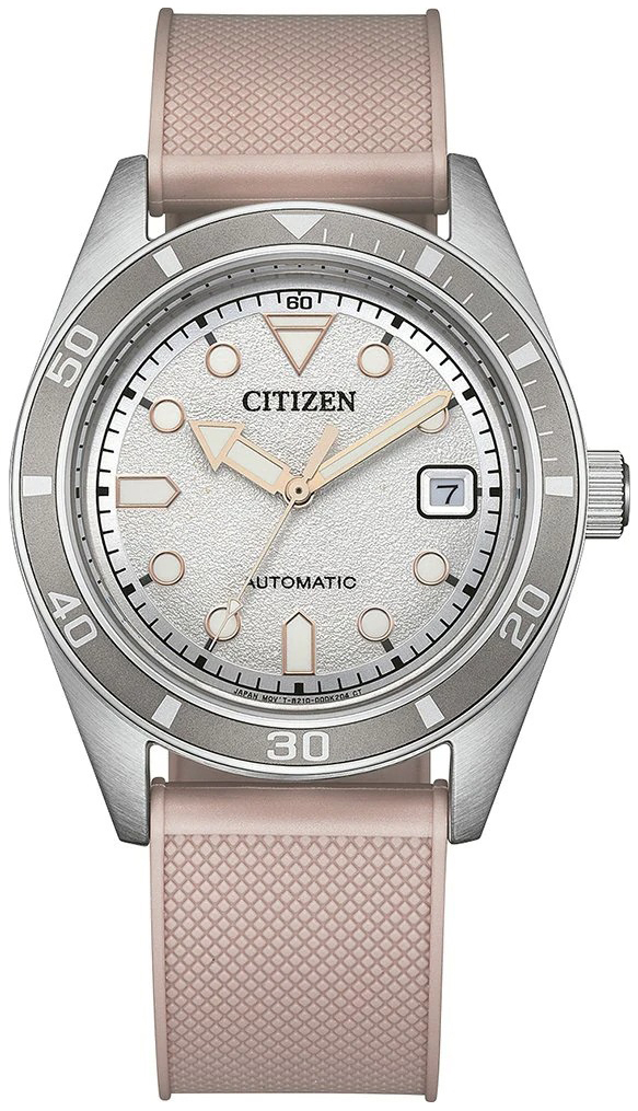 Citizen NJ0229-07A Classic Silverfärgad/Gummi Ø38.5 mm