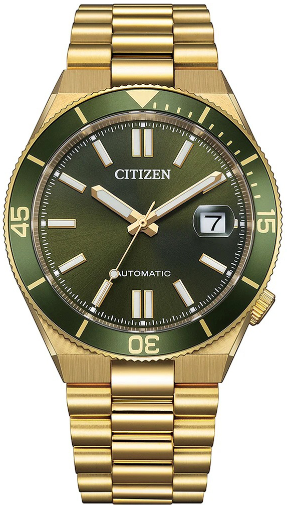 Citizen Herrklocka NJ0232-53X Tsuyosa Collection Grön/Gulguldtonat