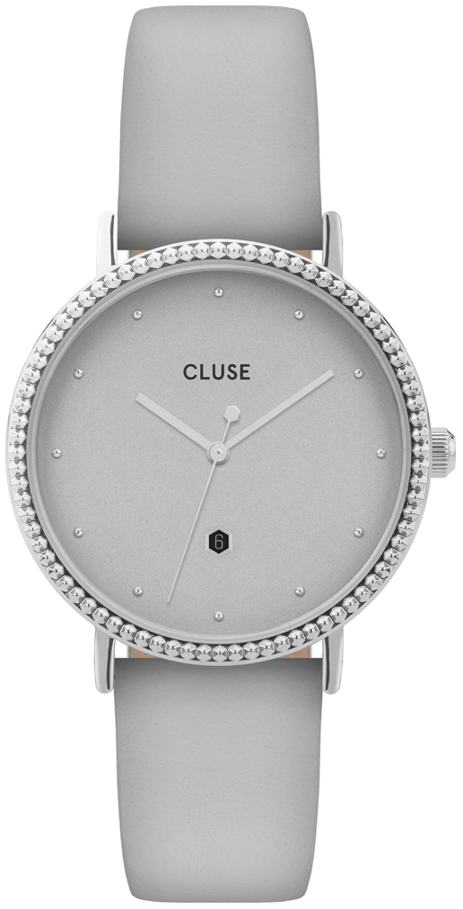 Cluse Damklocka CL63004 Triomphe Silverfärgad/Läder Ø33 mm - Cluse