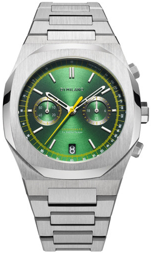 D1 Milano Herrklocka CHBJ10 Audax Grön/Stål Ø41.5 mm