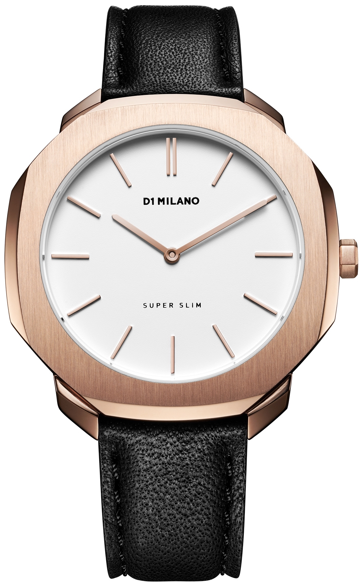 D1 Milano Herrklocka SSLL04 Super Slim Vit/Läder Ø36 mm - D1 Milano