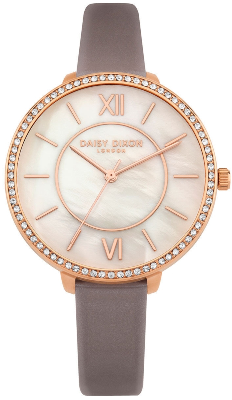 Daisy Dixon Damklocka DD088ERG Bella Vit/Läder Ø36 mm - Daisy Dixon