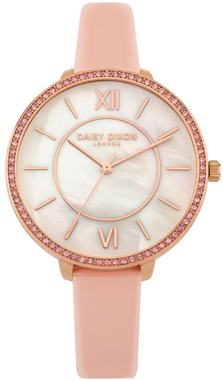 Daisy Dixon Damklocka DD088PRG Bella Vit/Läder Ø36 mm - Daisy Dixon