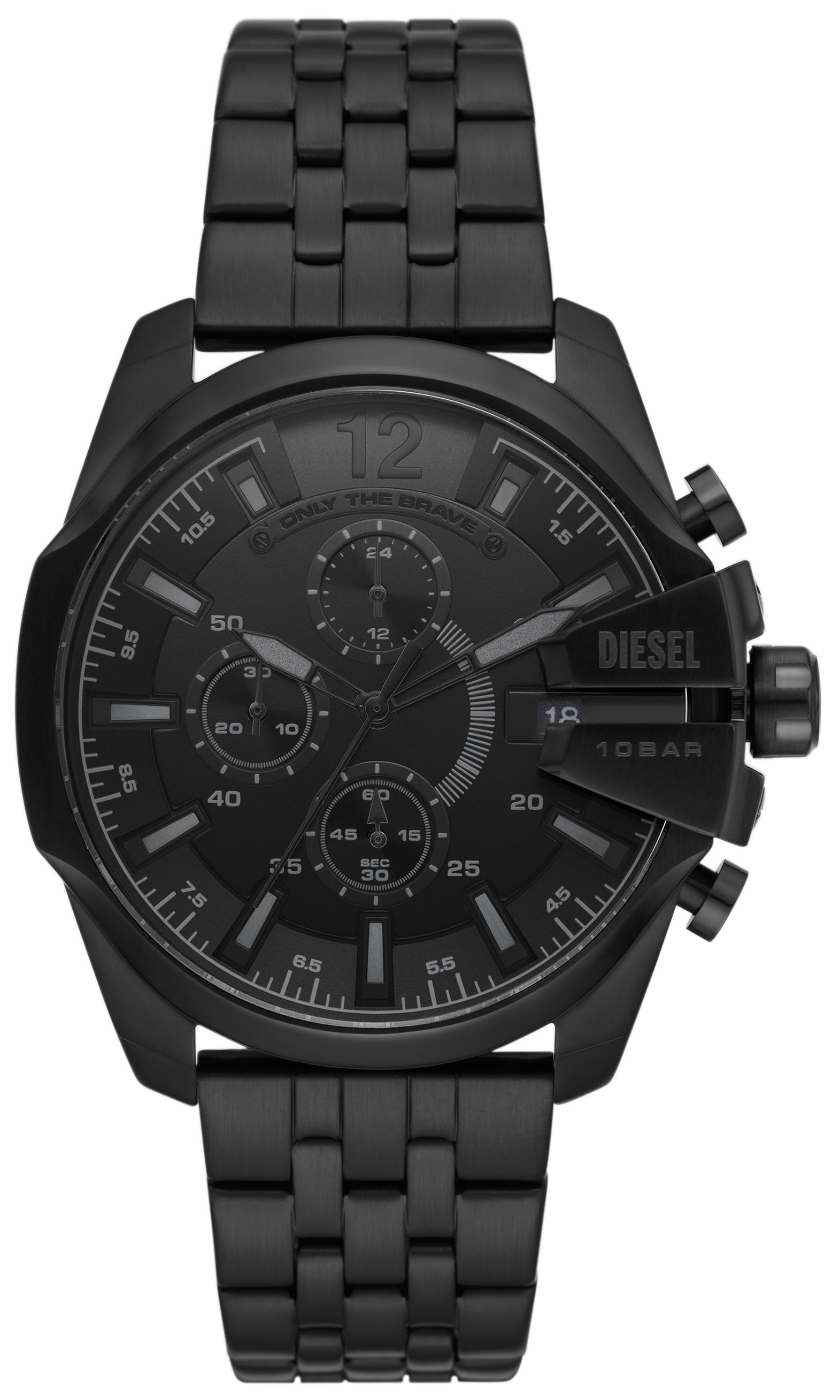 Diesel Herrklocka DZ4617 Baby Chief Svart/Stål Ø48 mm - Diesel