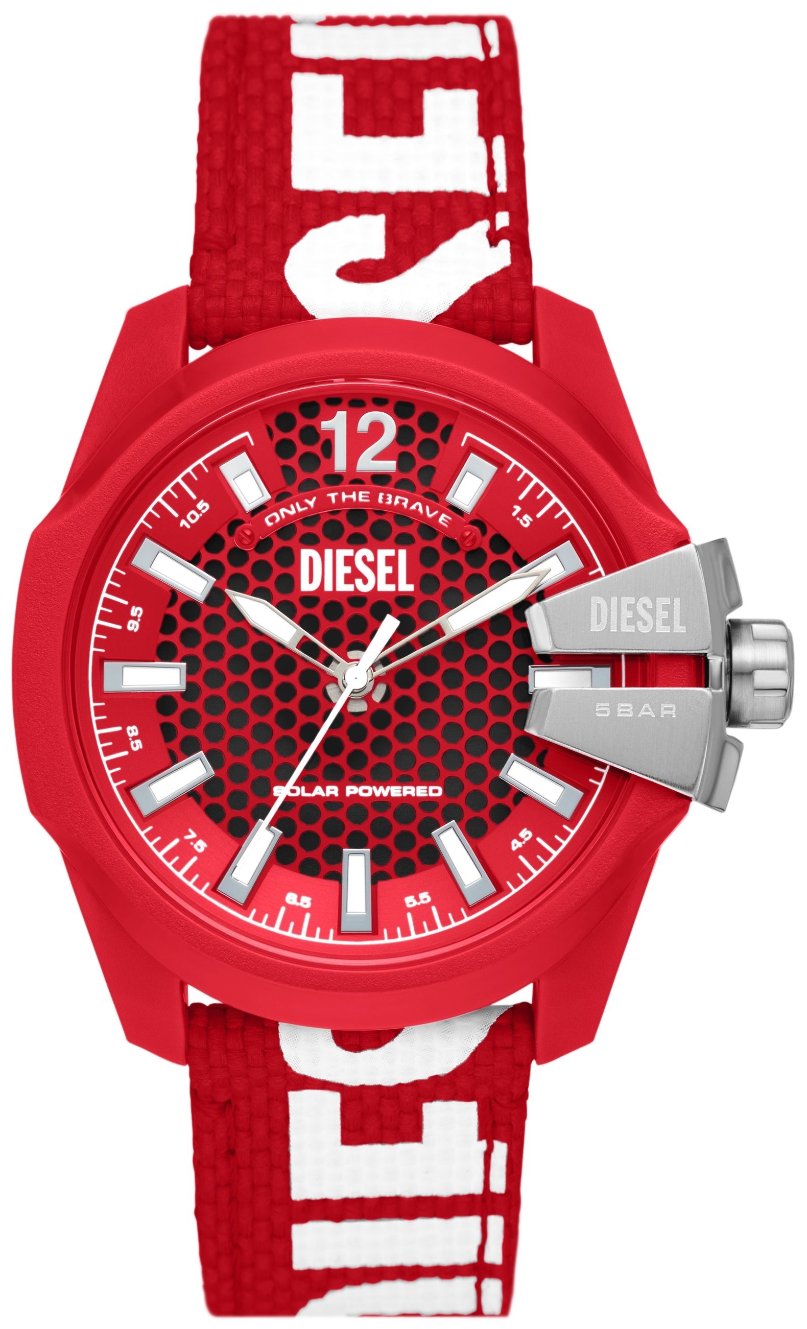 Diesel Herrklocka DZ4619 Baby Chief Röd/Textil Ø43 mm - Diesel
