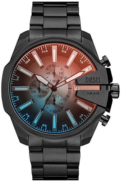 Diesel Herrklocka DZ4689 Mega Chief Grå/Stål Ø48 mm - Diesel