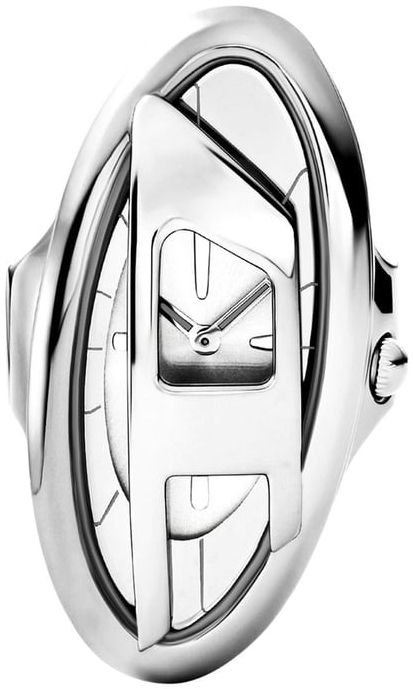 Diesel Damklocka DZ5623 D-Era Silverfärgad/Stål Ø19 mm - Diesel