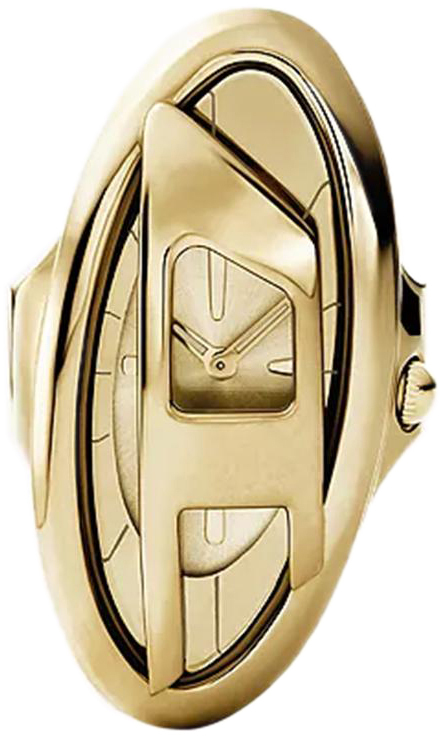 Diesel Damklocka DZ5626 D-Era Guld/Gulguldtonat stål Ø19 mm - Diesel