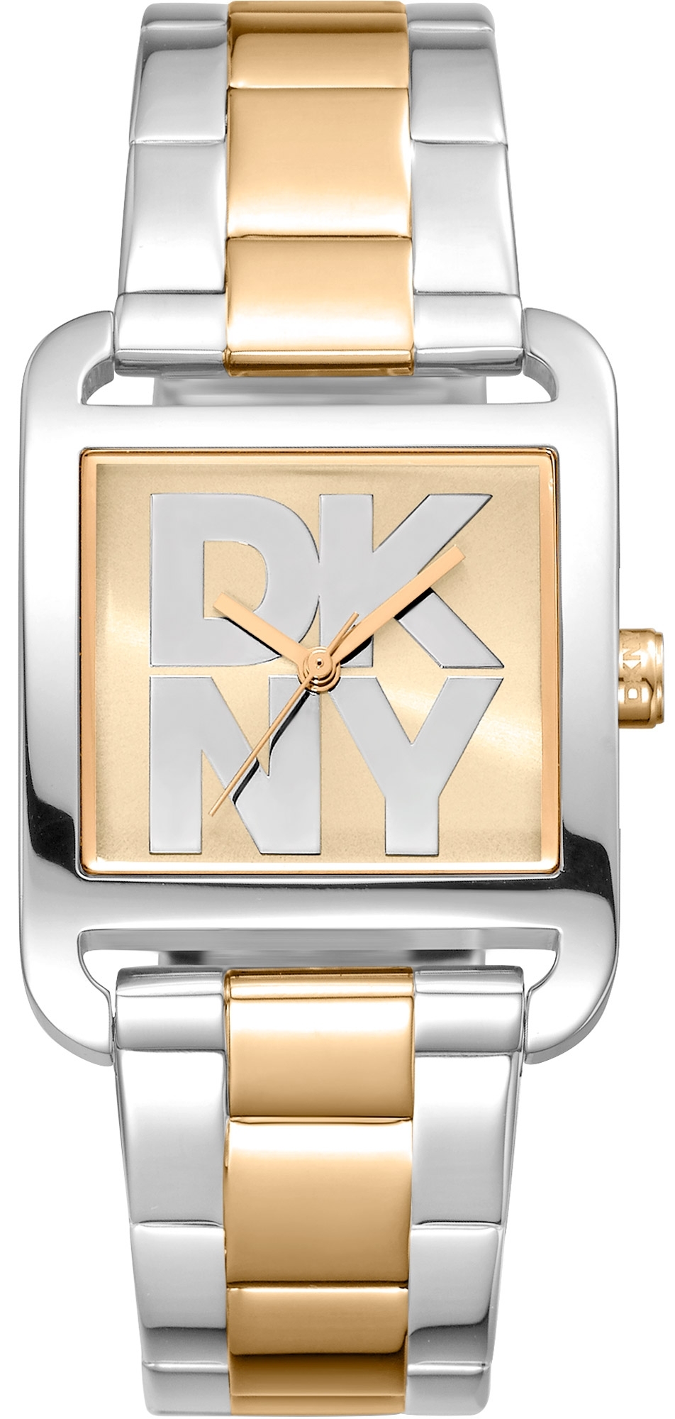 DKNY Damklocka DK1L001M0075 City Maxi Guldtonad/Guldtonat stål 37x29 - DKNY