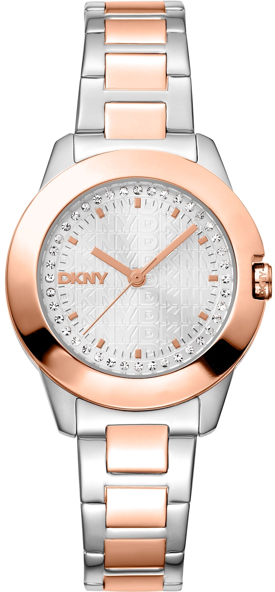 DKNY Damklocka DK1L021M0095 Park Ave Logo - DKNY