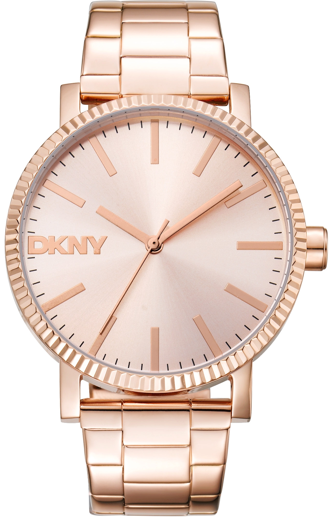 DKNY Damklocka DK1L034M0065 Soho Maxi Roséguldstonad/Roséguldstonat - DKNY