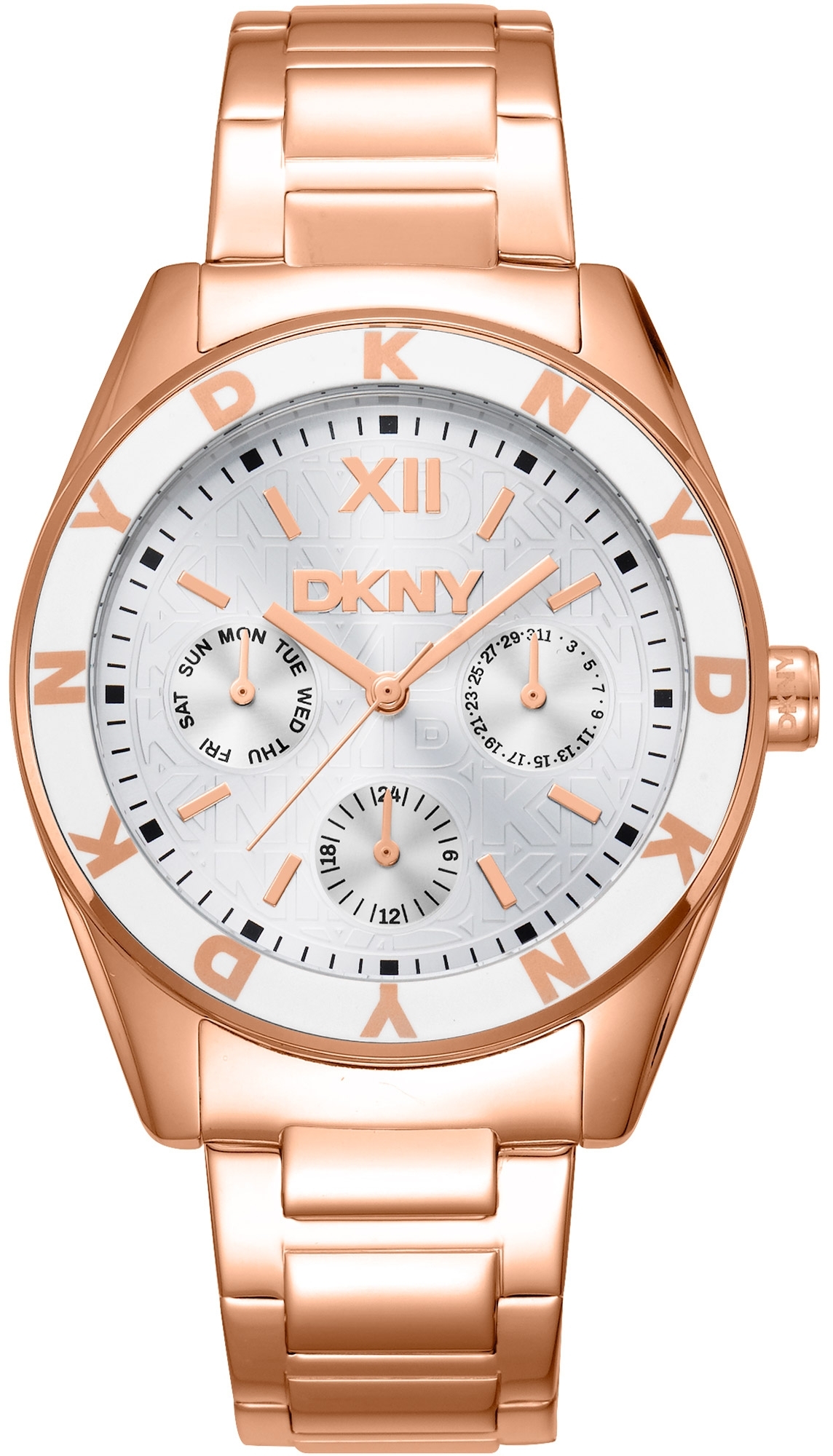 DKNY Damklocka DK1L073M0045 Downtown Multi Sport - DKNY