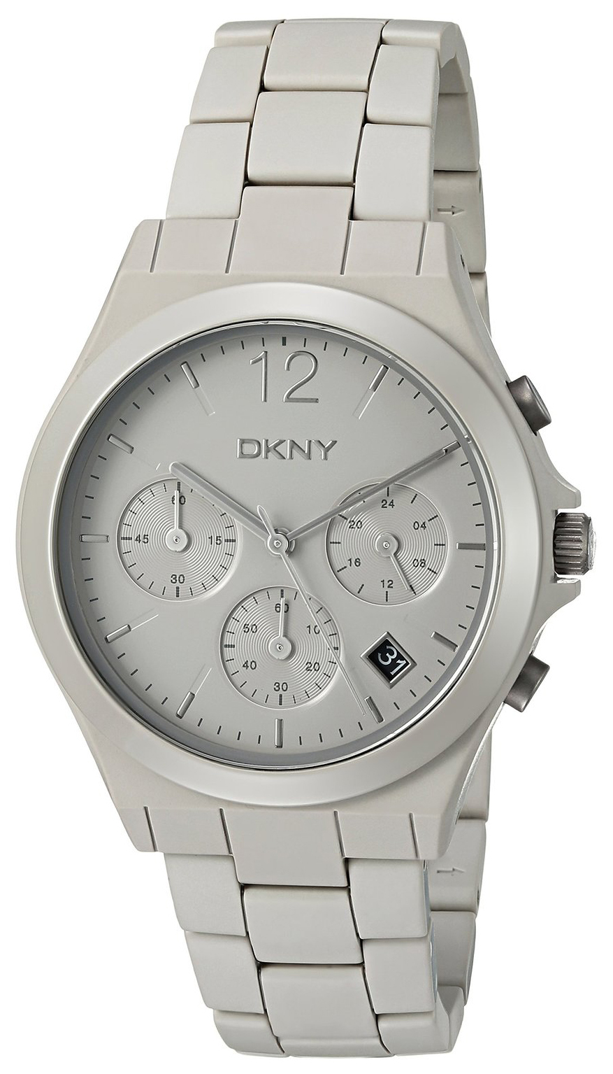 DKNY Chronograph Damklocka NY2443 Grå/Keramik Ø38 mm - DKNY