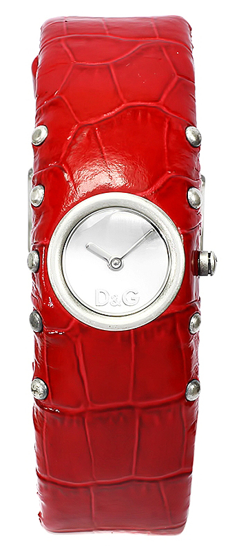 Dolce & Gabbana D&G Damklocka DW0355 Vit/Läder Ø42 mm - Dolce & Gabbana D&G