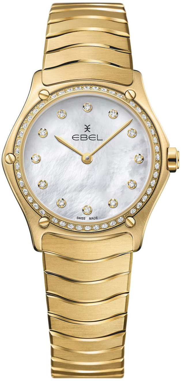 Ebel Damklocka 1216392 Classic Vit/18 karat gult guld Ø29 mm - Ebel