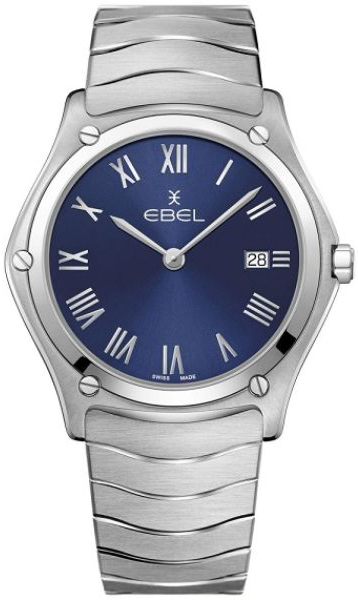 Ebel Herrklocka 1216420A Classic Blå/Stål Ø40 mm - Ebel