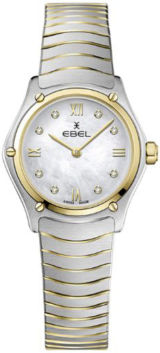 Ebel Damklocka 1216442A Classic Vit/18 karat gult guld Ø24 mm - Ebel