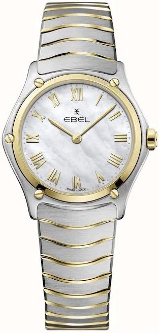 Ebel Damklocka 1216539 Classic Vit/18 karat gult guld Ø29 mm - Ebel