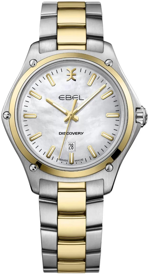 Ebel Damklocka 1216549 Discovery Vit/18 karat gult guld Ø33 mm - Ebel