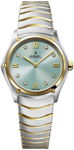Ebel Damklocka 1216557 Classic Blå/18 karat gult guld Ø29 mm - Ebel