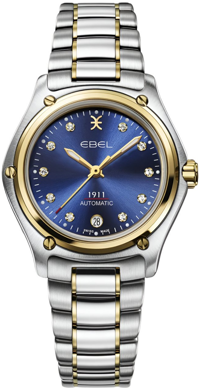 Ebel 1911 Damklocka 1216637 Blå/18 karat gult guld Ø30 mm - Ebel