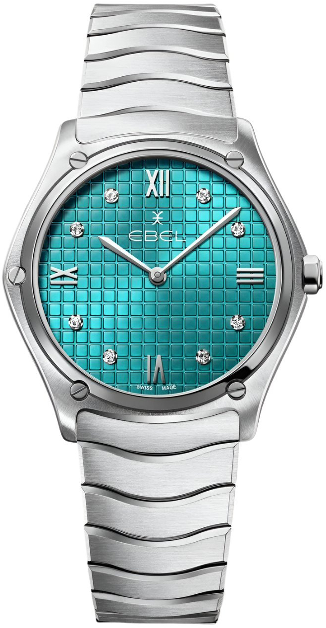 Ebel Damklocka 1216646 Classic Blå/Stål Ø33 mm - Ebel