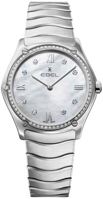 Ebel Damklocka 1216647 Classic Vit/Stål Ø33 mm - Ebel