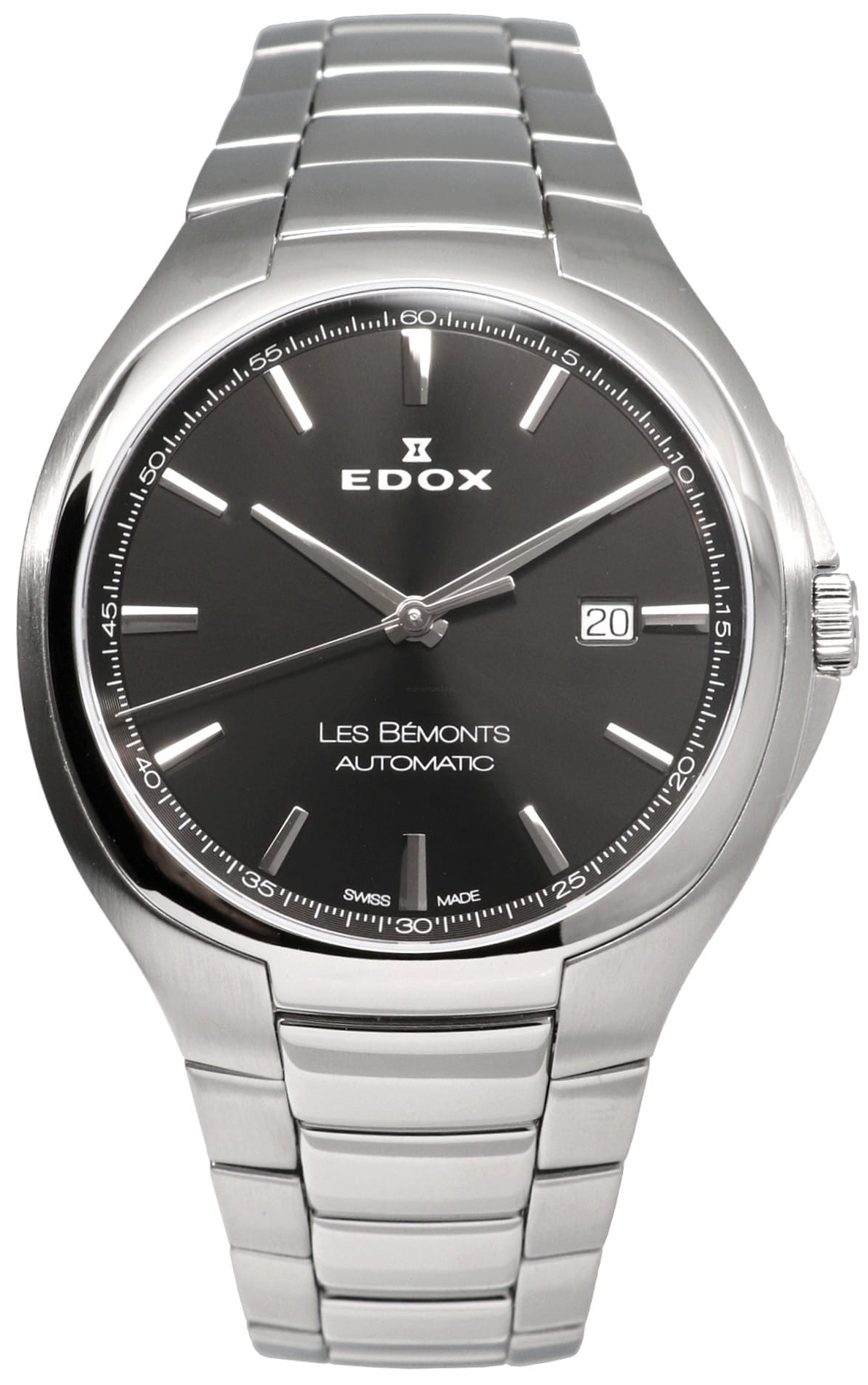 Edox Herrklocka 10239-3-NIN Les Bemonts Svart/St&aring;l &Oslash;42 mm