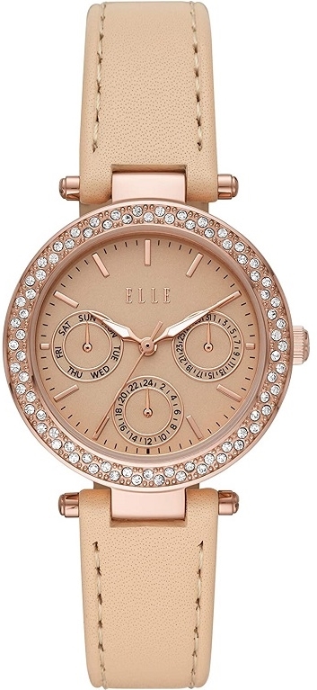 Elle Damklocka ELL23001 Marais Beige/Läder Ø34 mm - Elle
