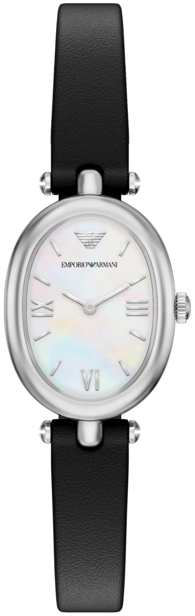 Emporio Armani Damklocka AR11778 Sinfonia Vit/L&auml;der &Oslash;22 mm