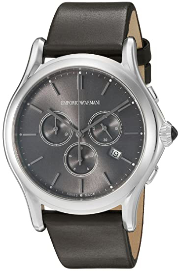 Emporio Armani Herrklocka ARS4000 Classic Grå/Läder Ø44 mm