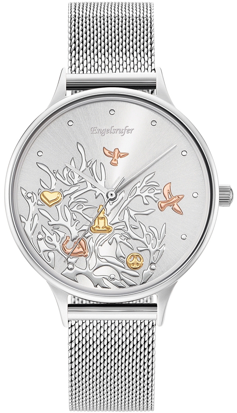 Engelsrufer Damklocka ERWA-TREE01-MS-MS Tree Of Life Guldtonad/Stål - Engelsrufer