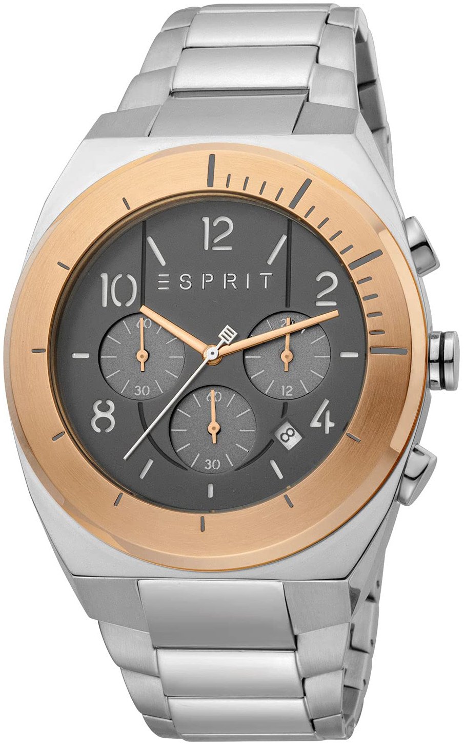 Esprit Herrklocka ES1G157M0085 Strike Grå/Stål Ø44 mm - Esprit