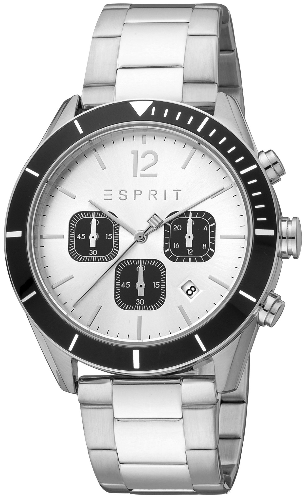 Esprit Herrklocka ES1G372M0045 Classic Silverf&auml;rgad/St&aring;l &Oslash;43 mm