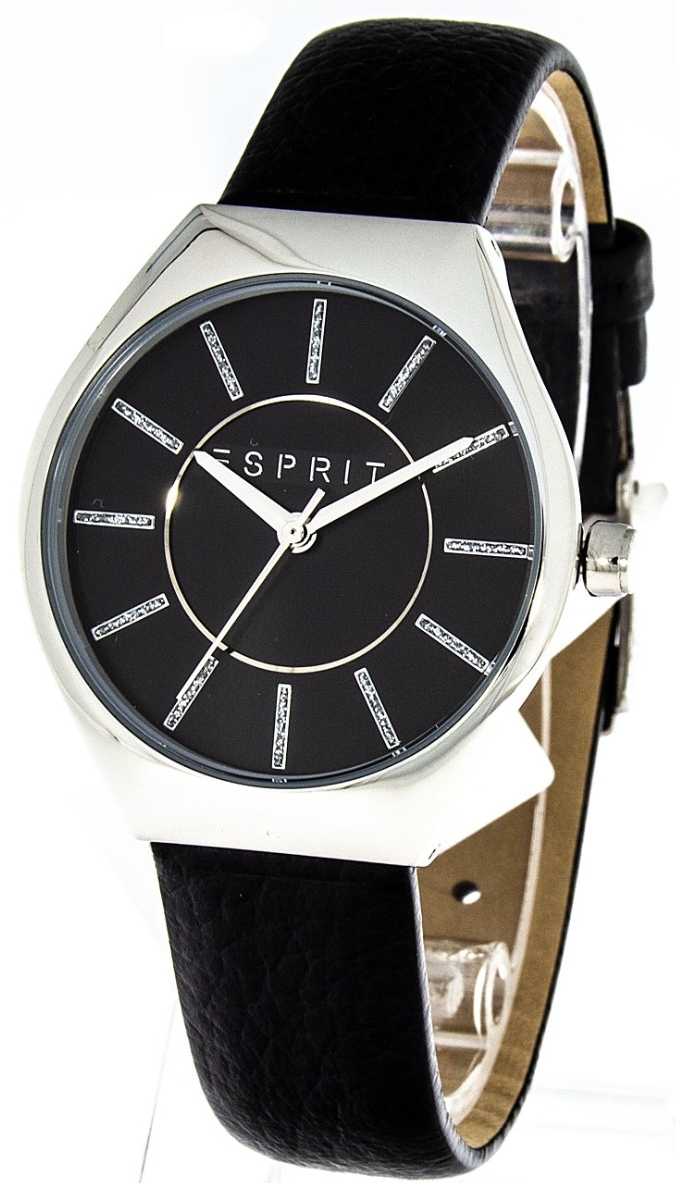 Esprit Damklocka ES1L004L0025 Maple Svart/Läder Ø34 mm - Esprit