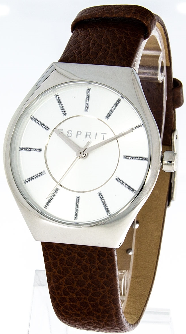 Esprit Damklocka ES1L004L0035 Maple Silverfärgad/Läder Ø34 mm - Esprit