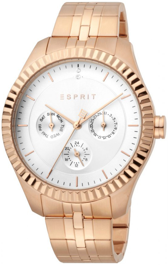 Esprit Damklocka ES1L202M0095 Flute Silverfärgad/Roséguldstonat - Esprit