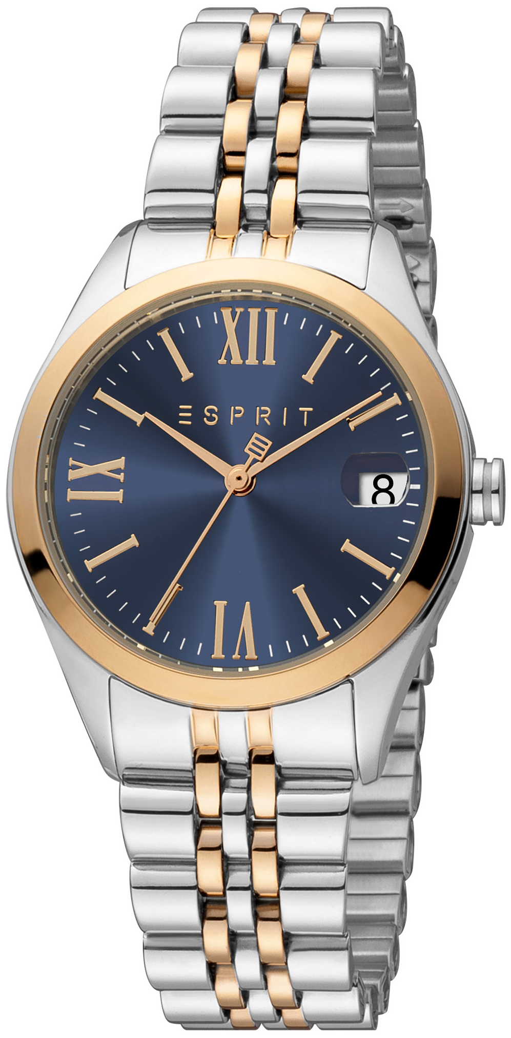 Esprit Damklocka ES1L321M0105 Classic Bl&aring;/St&aring;l &Oslash;32 mm