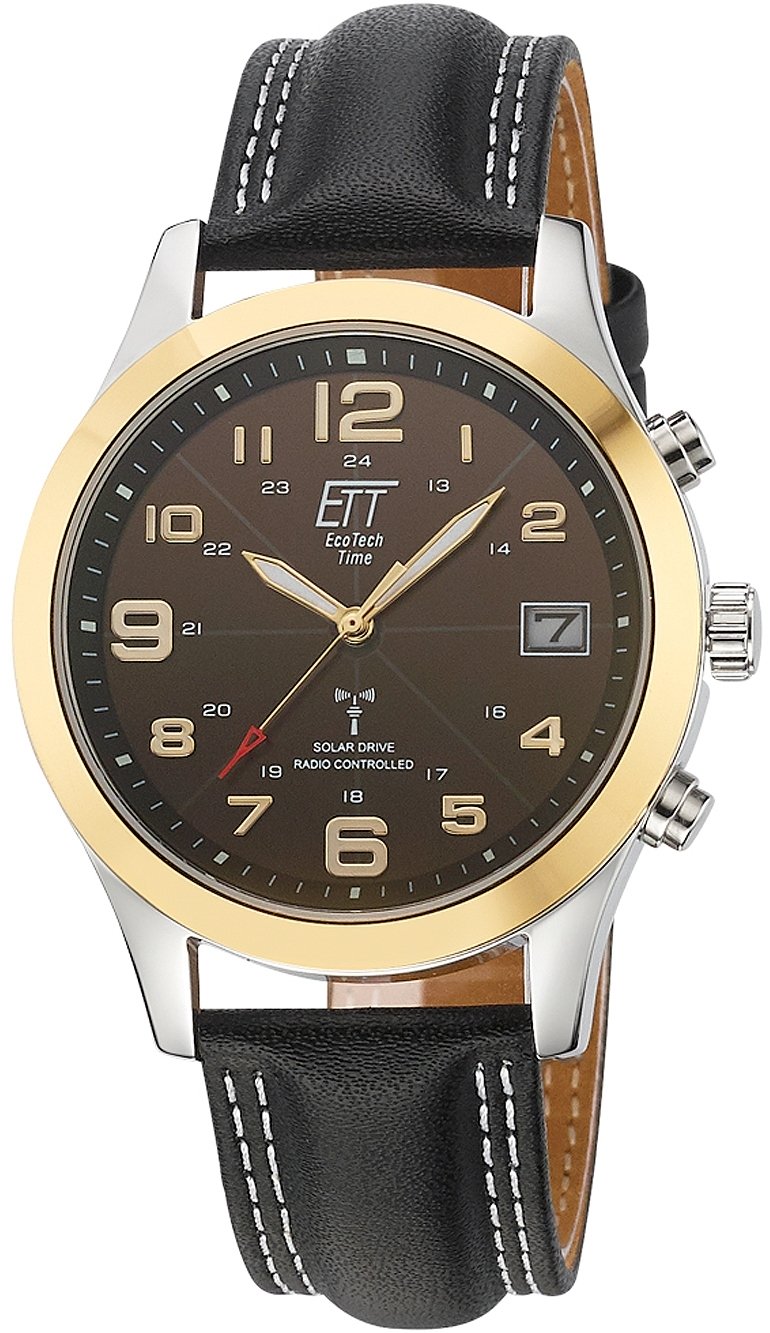 ETT Eco Tech Time Herrklocka EGS-11487-22L Gobi Brun/Läder Ø41 mm - ETT Eco Tech Time
