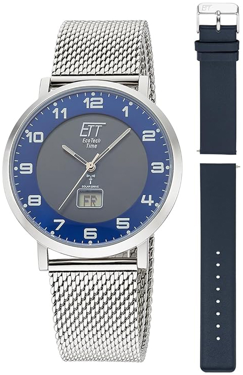 ETT Eco Tech Time Herrklocka EGS-11621-32MS Atacama Grå/Stål Ø40 mm - ETT Eco Tech Time