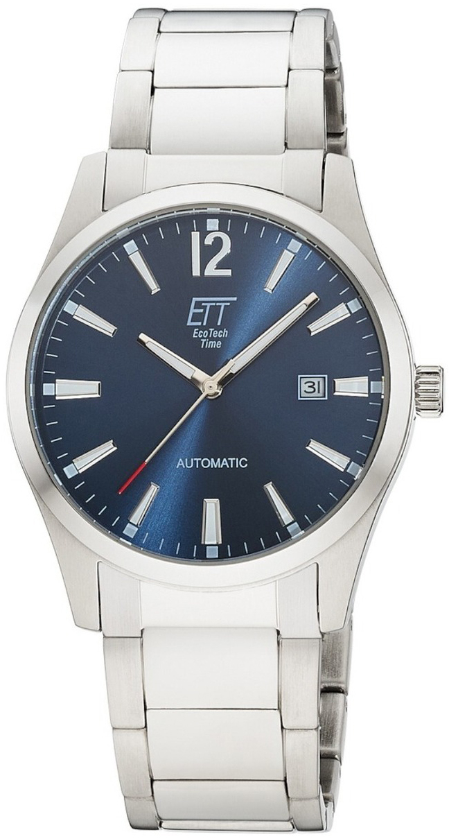 ETT Eco Tech Time Herrklocka EGS-40409-31L Motion Drive Bl&aring;/St&aring;l