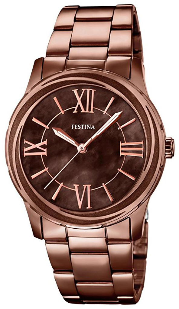 Festina Damklocka F16799-1 Brun/Stål Ø36 mm - Festina