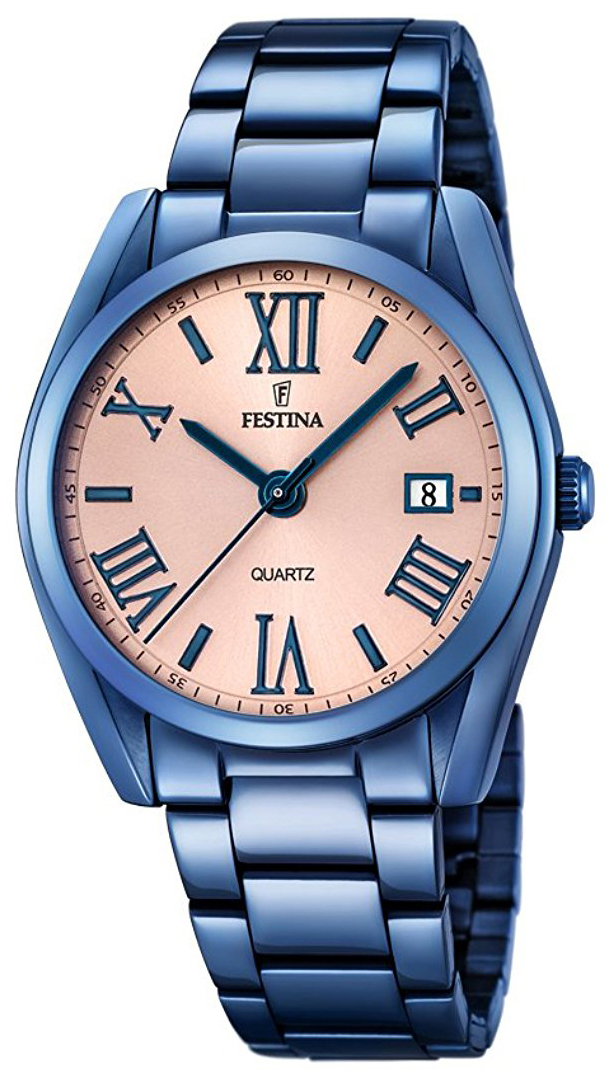 Festina Damklocka F16864-1 Roséguldstonad/Stål Ø37 mm - Festina